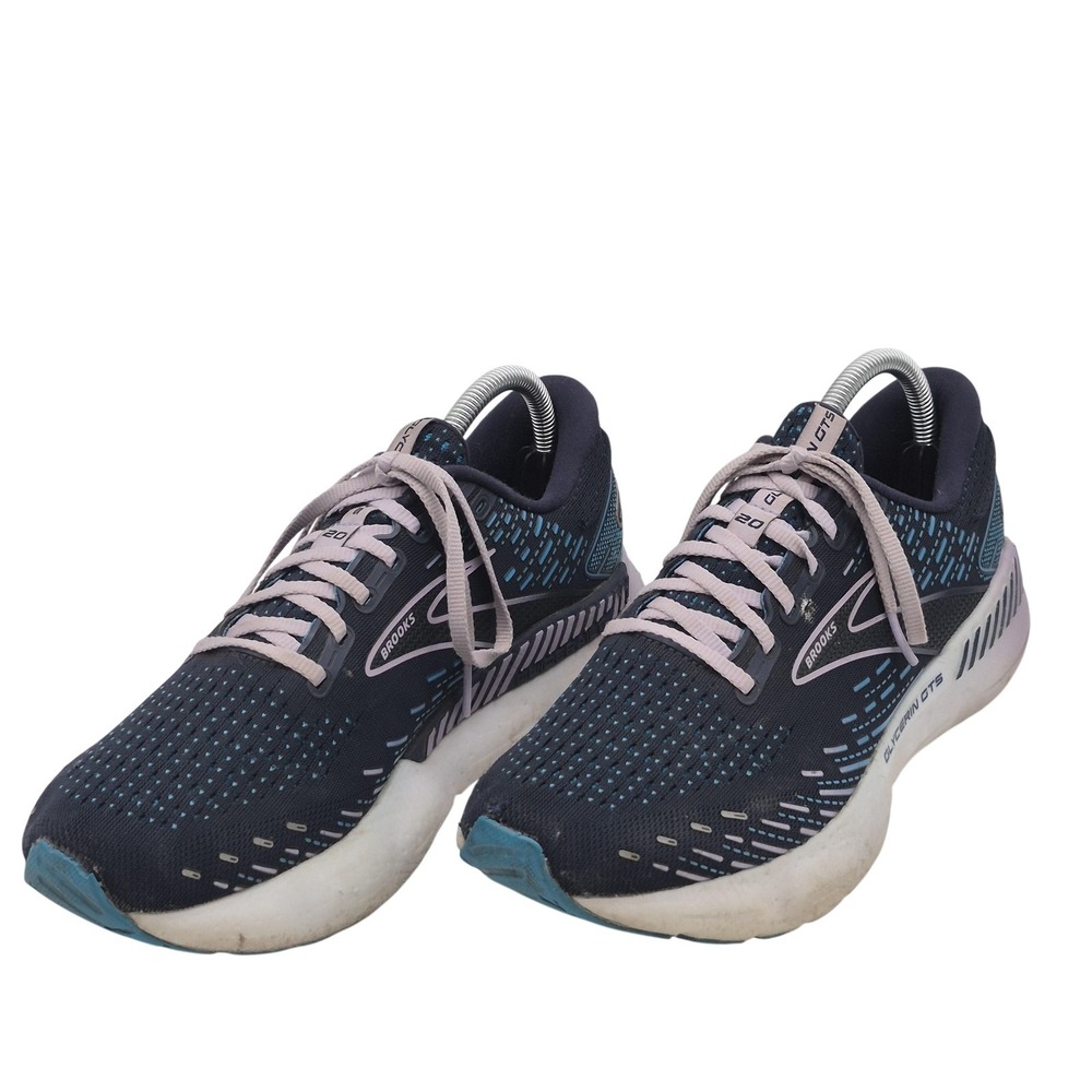 Brooks Shoes Womens Size 10 Navy Glycerin GTS 20 Running Sneakers 1203701B499